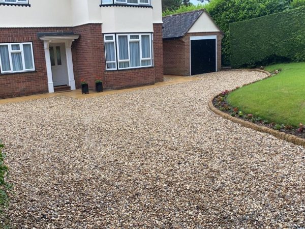 Gravel laid on a driveway in Whetstone