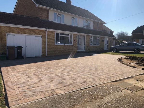 Newly laid block paving Finchley
