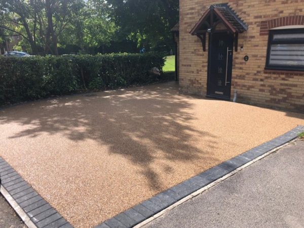 Twin resin driveways in Buckhurst Hill