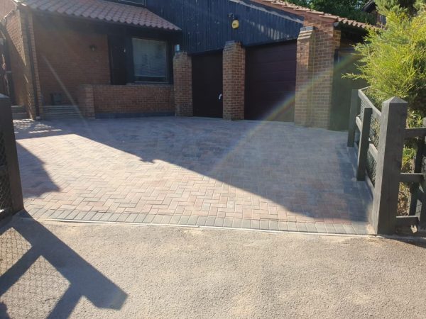 Driveway installation in Finchley